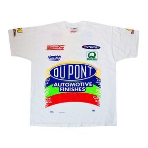 Vintage NASCAR All Over Print (AOP) T-Shirt [XL] Jeff Gordon #24 Dupont Winston